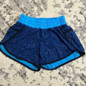 Blue Women Lululemon shorts